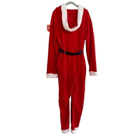 Women's Mrs. Claus Funzies Santa Christmas Pajamas Costume Jumpsuit Size XL NWT - Picture 3 of 8